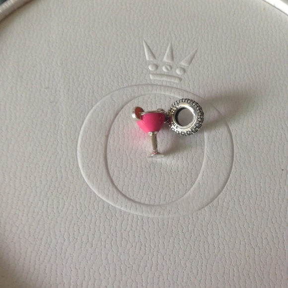 pandora cocktail charm silver pandora cocktail charm silver